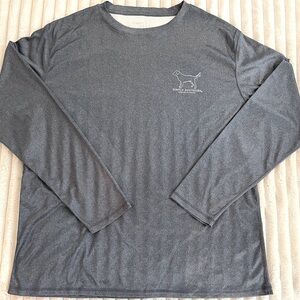 Simply Southern XXL Men's Gray Long Sleeve Rashguard / UV Sun Shirt